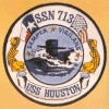 uss houston ssn 713 submarine coffee mug patch