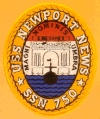 uss newport news ssn 750 submarine coffee mug patch