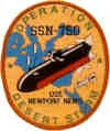 uss newport news ssn 750 submarine coffee mug patch