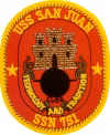 uss san juan ssn 751 submarine coffee mug patch