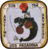 uss pasadena ssn 752 submarine coffee mug patch