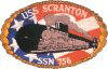 uss scranton ssn 756 submarine coffee mug patch