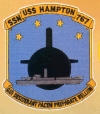 uss hampton ssn 767 submarine coffee mug patch